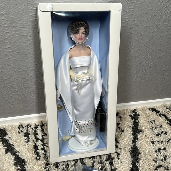 Franklin Mint Other - The Jackie Doll - Brand New In Box - White Satin Dress